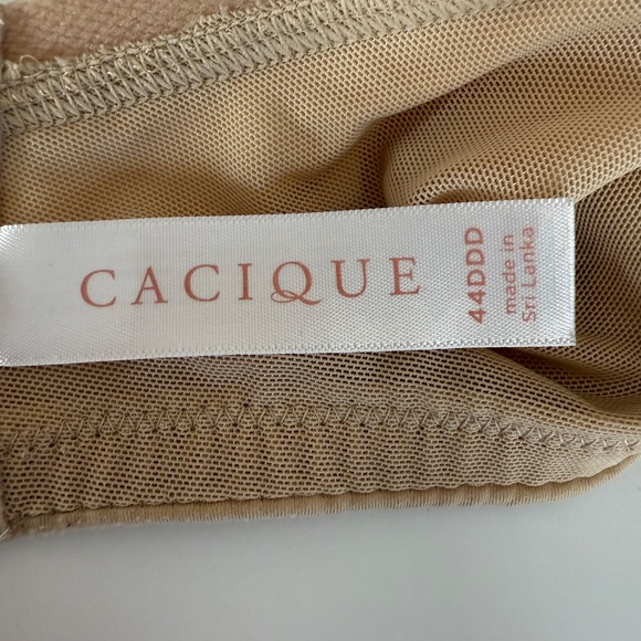 Cacique Lightly Lined Full Coverage Nude Bra Women's Size 44DDD - Picture 11 of 15